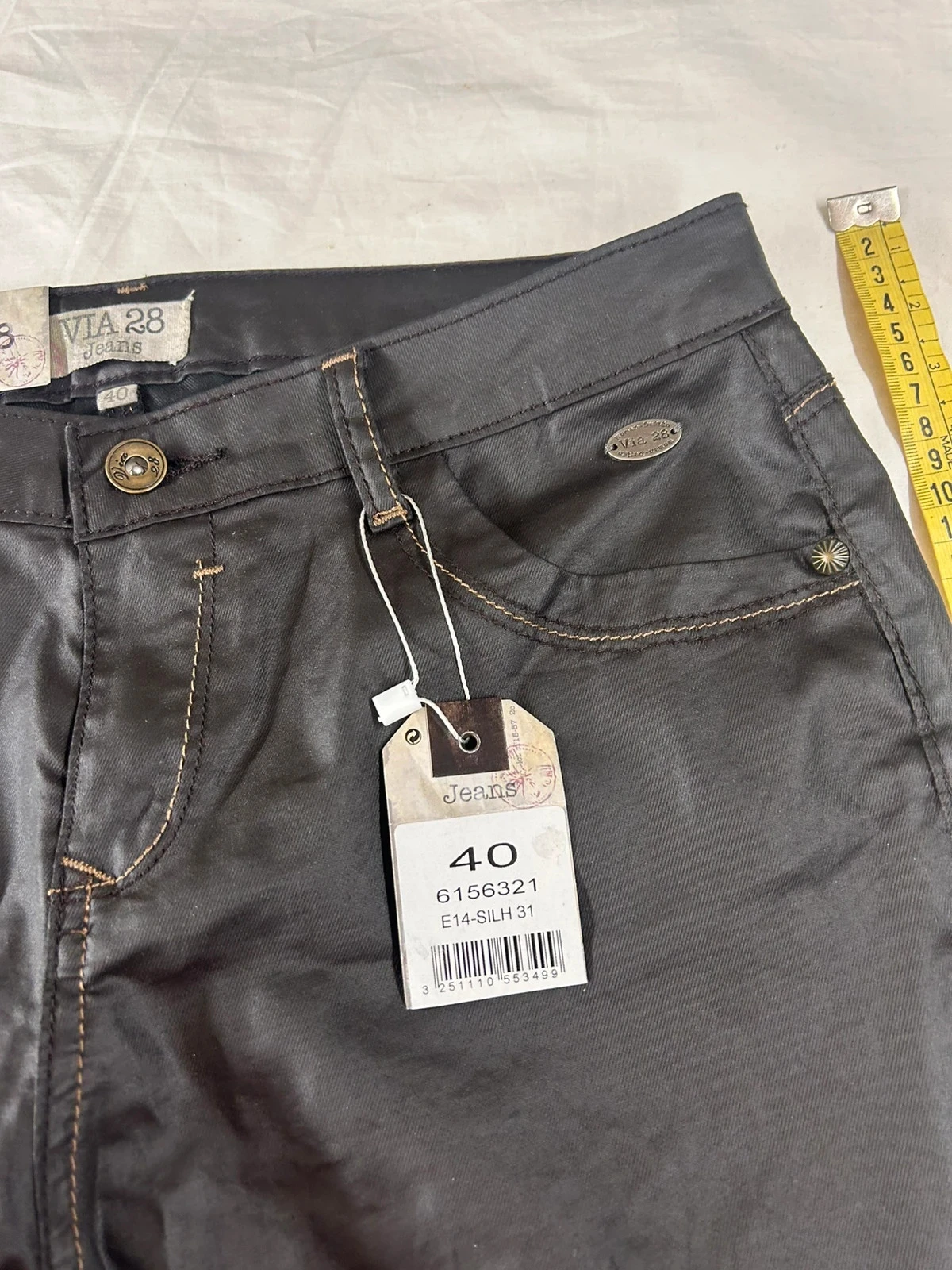 Jean vintage taille haute via 28 – photo 7